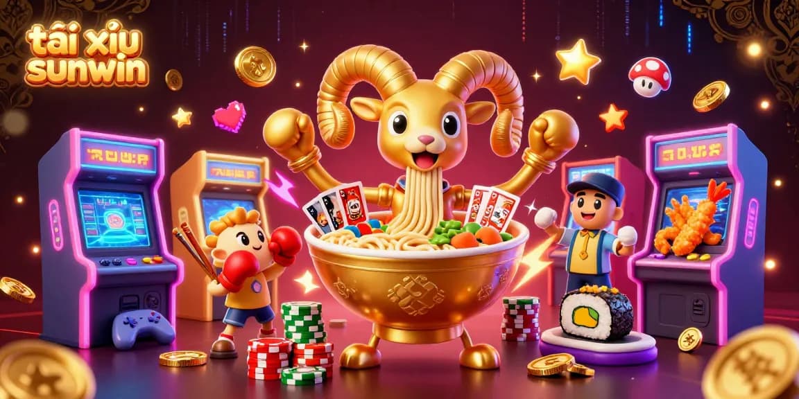Engage in thrilling tài xỉu sunwin gameplay with a dynamic 3D illustration featuring exciting casino elements.