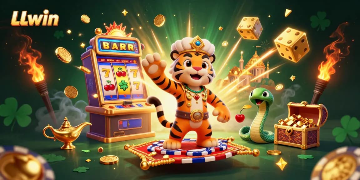 Experience thrilling gameplay at LLwin with a vibrant jackpot explosion and exciting casino elements.