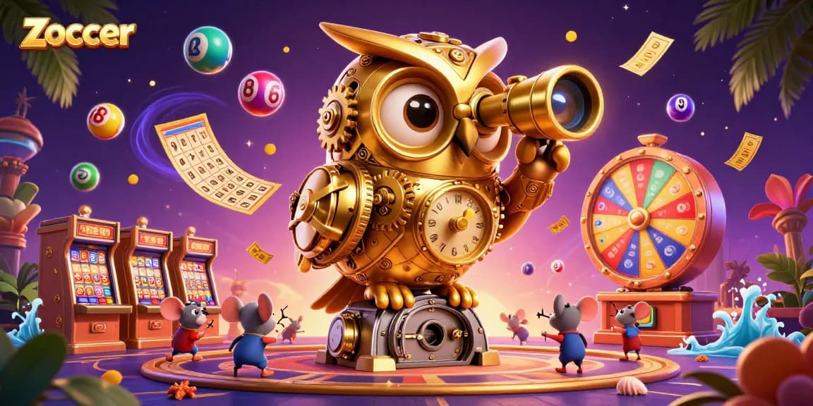 Zoccer showcases vibrant casino scenes with lively elements and a powerful welcome bonus.