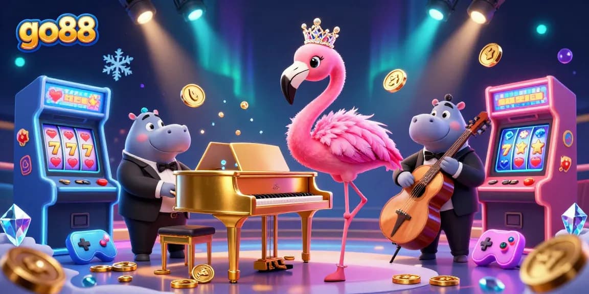 Experience go88's thrilling casino atmosphere with vibrant characters and immersive game elements