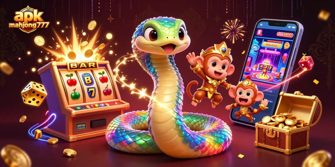 Play apk mahjong777 and enjoy an electrifying casino atmosphere filled with vibrant characters.