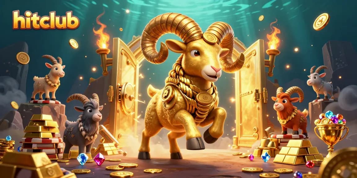 Experience thrilling wins at hitclub with 3D golden visual elements and dynamic casino themes.