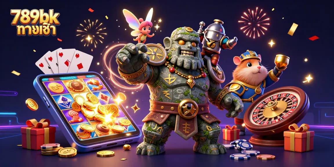 การเล่น 789bk ทางเข้า ที่มีการ์ตูน 3D สล๊อตที่มีชีวิต ทำให้การเล่นสล็อตเต็มไปด้วยความสนุก