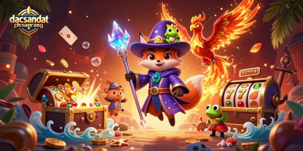 Experience thrilling gameplay at dacsandatphanrang with vibrant casino characters and dynamic slot elements.