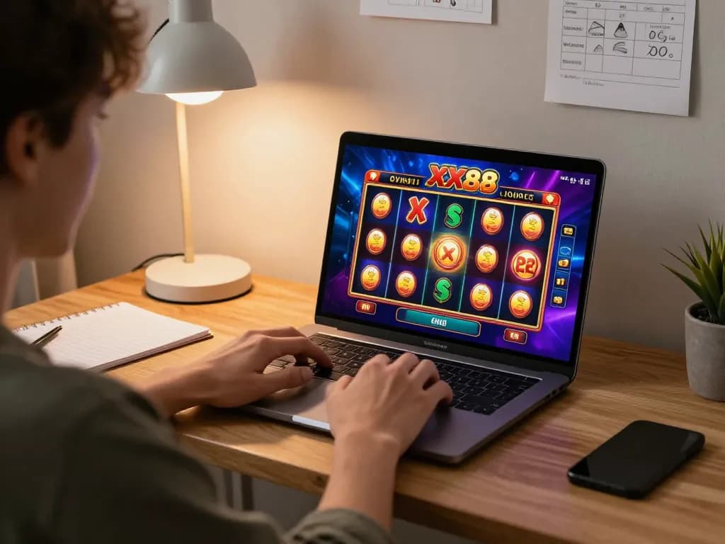 Play exciting slots at XX88 while enjoying a cozy home gaming experience.