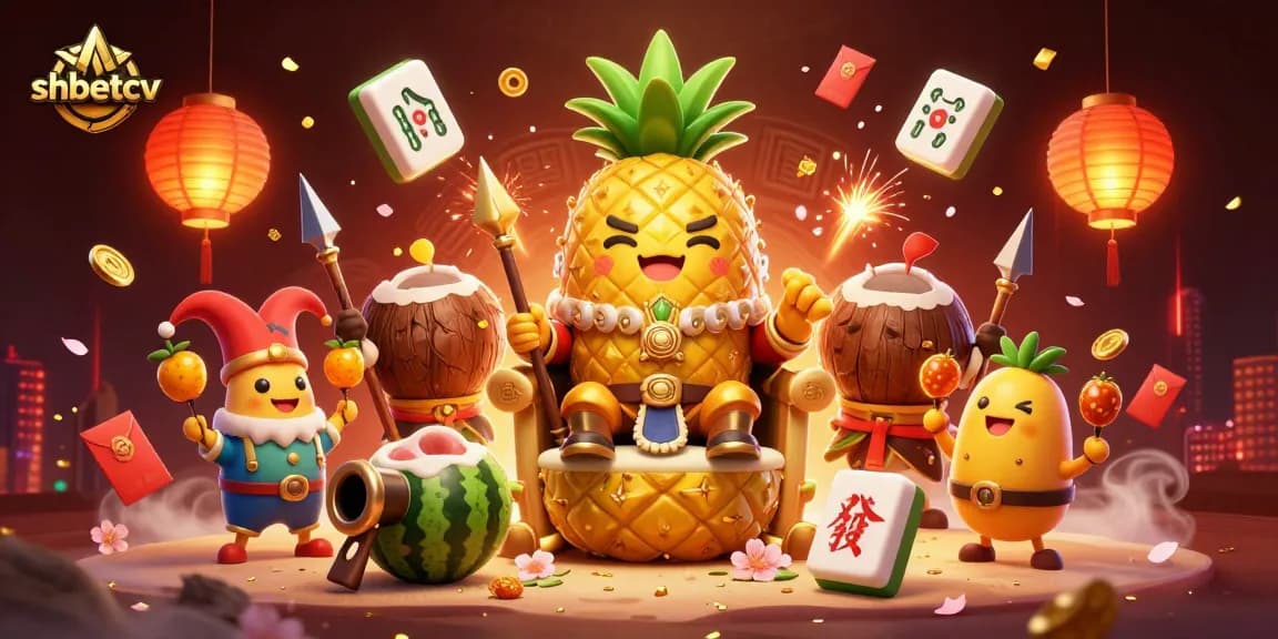 Experience thrilling gameplay at shbetcv Casino with vibrant characters in a dazzling 3D illustration.