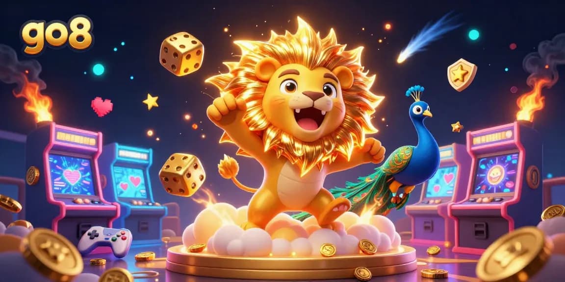 Experience the thrill of go8 with immersive gaming, vibrant casino elements, and engaging characters.
