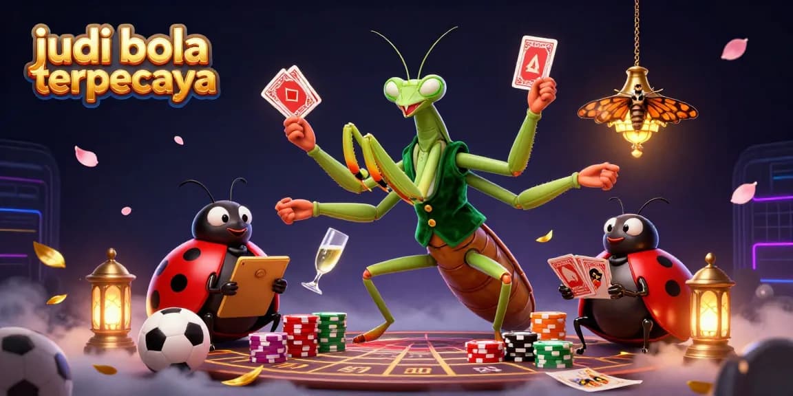 Experience thrilling judi bola terpercaya with engaging sports betting in an elaborate 3D scene.