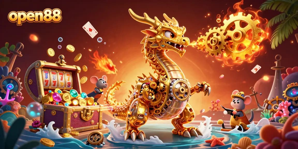 Experience thrilling gaming at open88 with gold-filled treasures and dynamic casino elements.