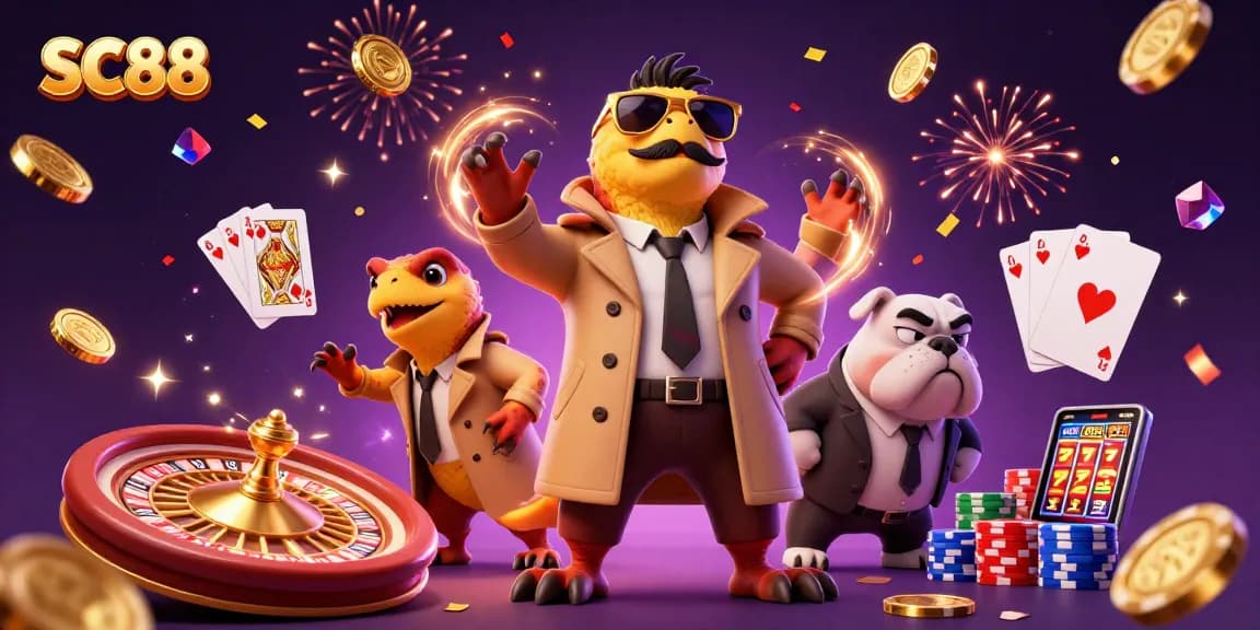 Experience thrilling fun at SC88 with raptors in disguise trying to access VIP casino games.