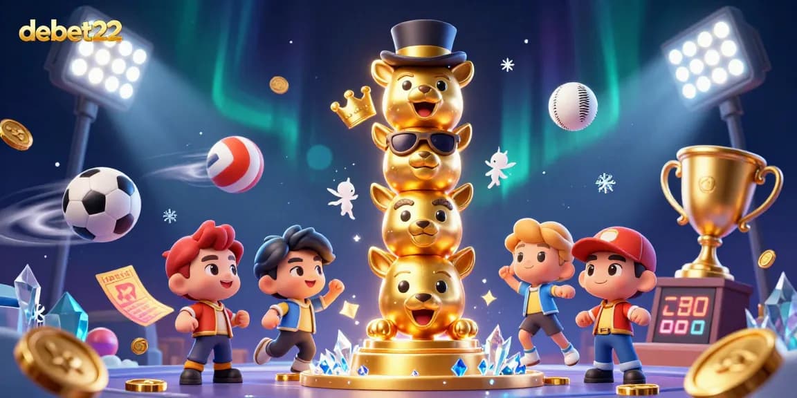 Experience thrilling bets with debet22’s vibrant casino scene featuring unique game elements.