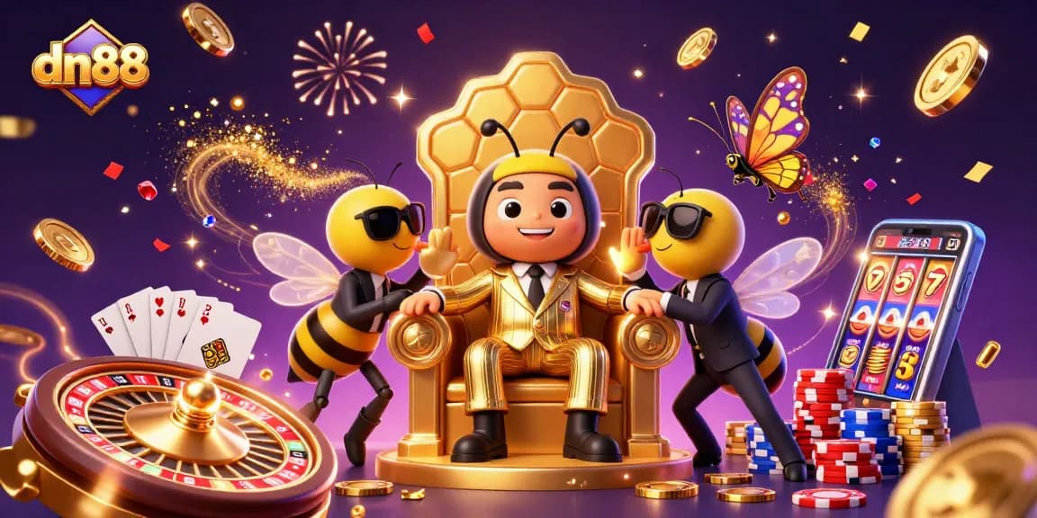 Play thrilling games at dn88 with sparkling gems and cascading coins