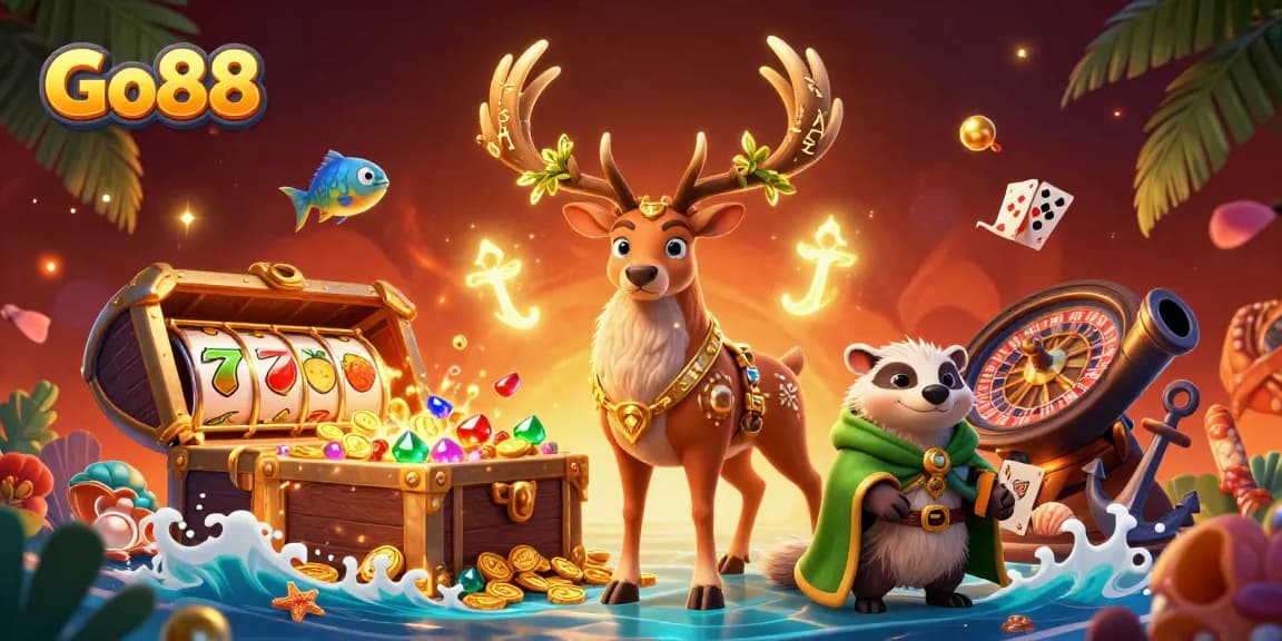Join the excitement at Go88 with immersive 3D casino games featuring vibrant characters and dazzling jackpots.