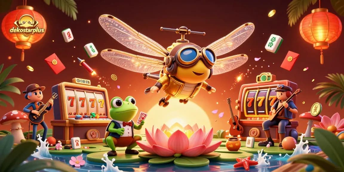 Experience thrilling wins at dekostarplus with vibrant casino action featuring unique characters and gambling excitement.