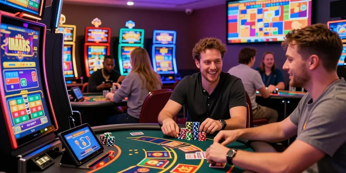 Engaging scene at credit card casinos showcasing players enjoying games with vibrant atmosphere at https://ibn.org.uk