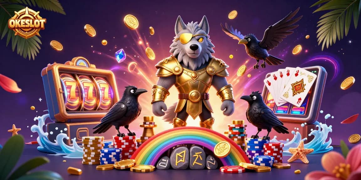 Menangkan permainan slot di OKESLOT dengan peluang RTP tertinggi dan bonus menggiurkan.
