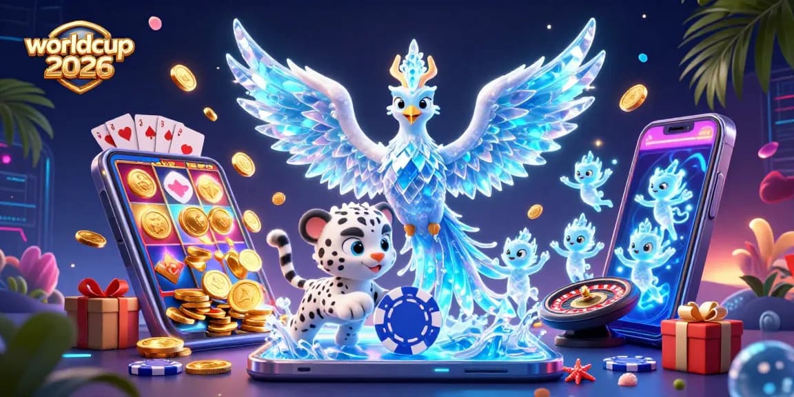 Engage in the excitement of worldcup 2026 with vibrant casino action featuring an ice phoenix and dynamic gaming elements.