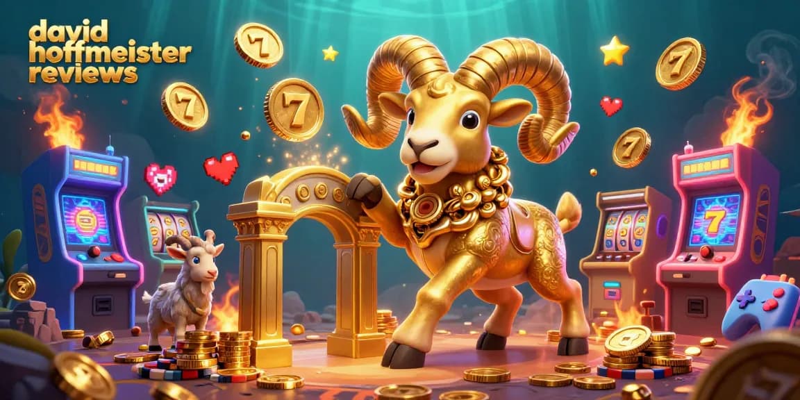 Engage with david hoffmeister reviews amidst a vibrant casino scene featuring colorful slot elements.