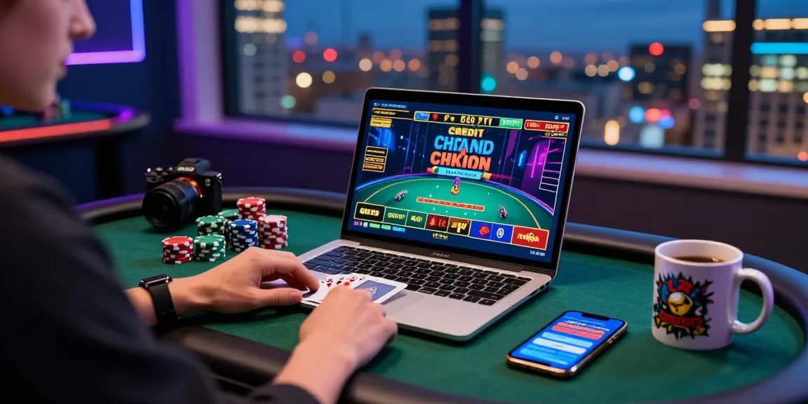 Engaging atmosphere of credit card casinos at https://crownwoods.org.uk/ showcasing live gameplay with vibrant gaming elements.
