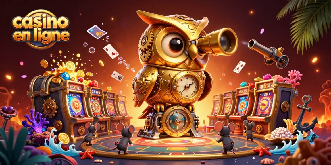 Jouez aux machines à sous et gagnez gros avec le casino en ligne dans une illustration captivante.