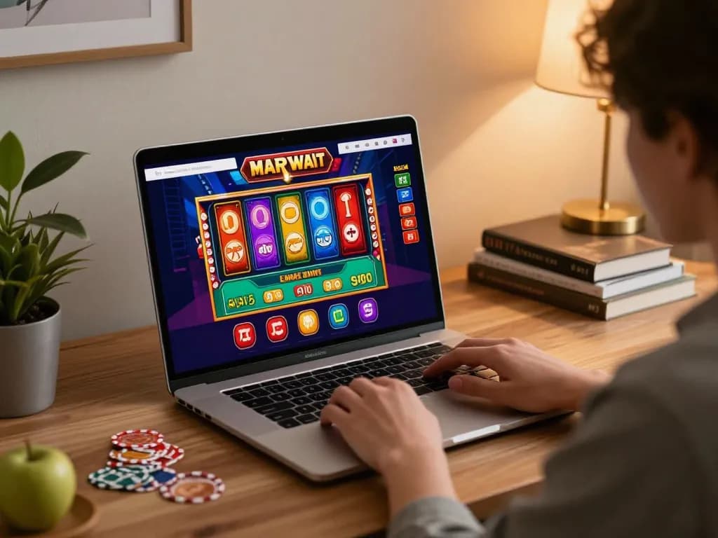 Engaging gameplay on MM88 online casino platform featuring vibrant slots and live dealer games