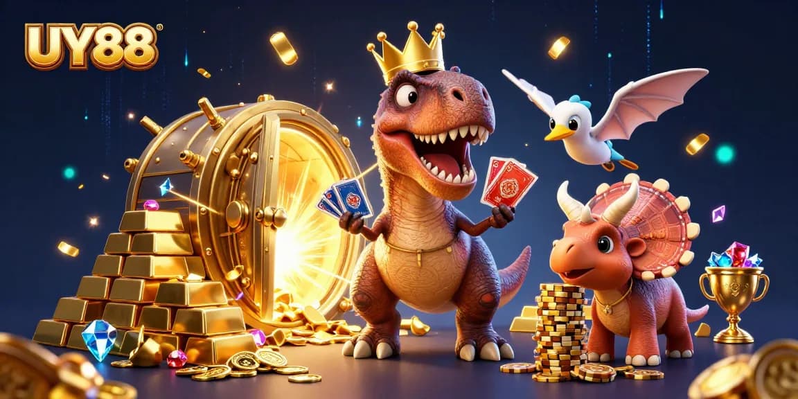 Experience thrilling gameplay at UY88 with enchanting characters and dazzling casino elements.