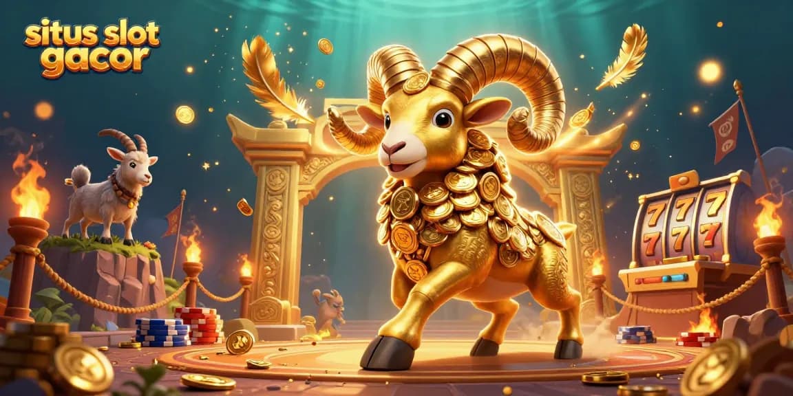 Experience thrilling wins at situs slot gacor with dynamic action in this captivating illustration.