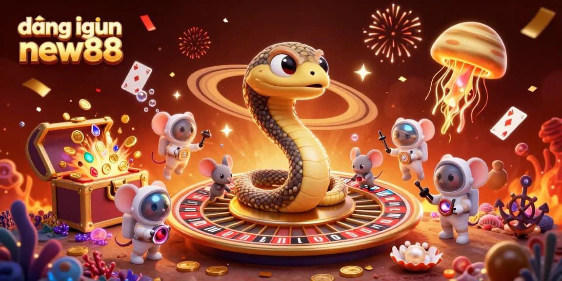 Experience exciting gameplay with đăng nhập new88, as players engage with stunning 3D casino illustrations and vibrant visuals.