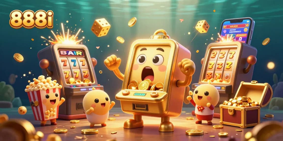 Win big at 888i with a stunning jackpot explosion, highlighting vibrant casino elements and dynamic gameplay.