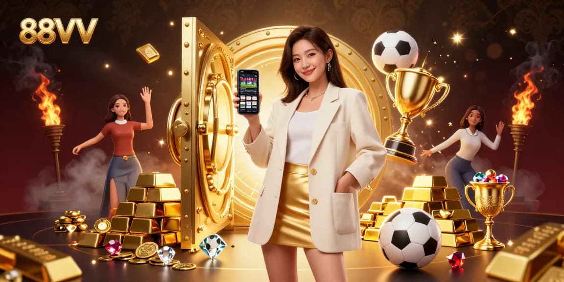 Experience thrilling sports betting at 88VV with a welcoming atmosphere and dynamic visuals.
