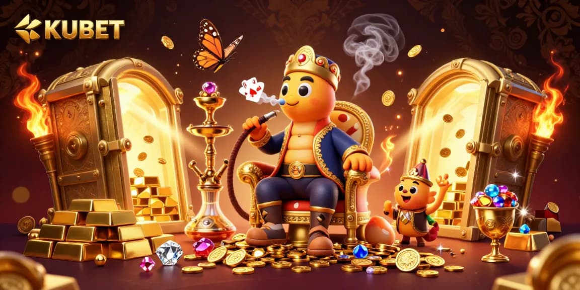 Engage in thrilling games at KUBET, featuring rich casino elements and captivating characters.