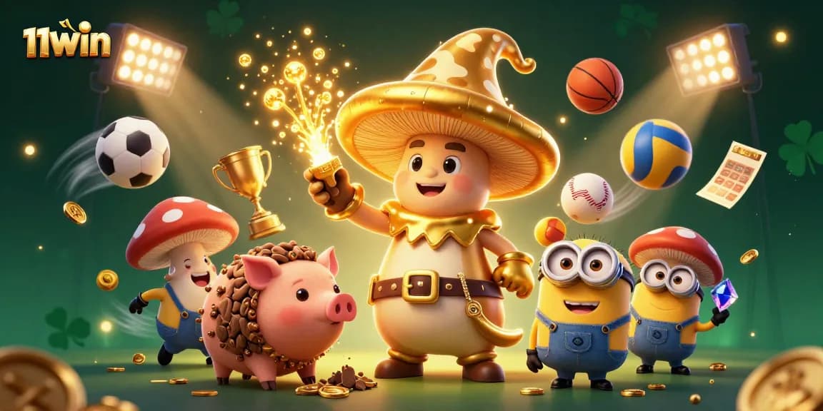 Join the excitement at 11WIN with magical sports betting adventures and golden treasures.