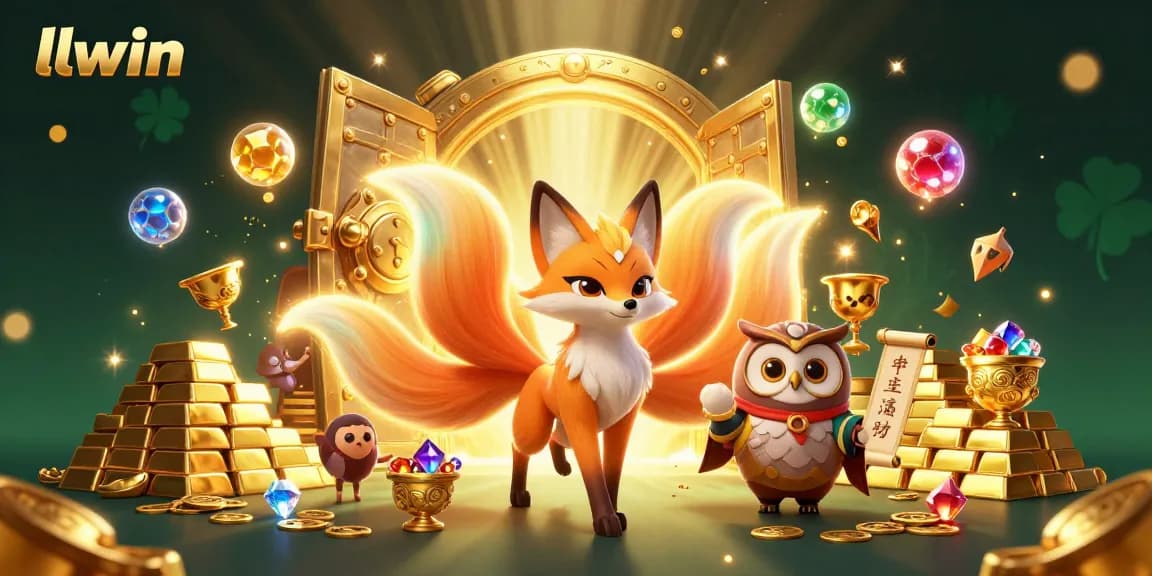 Experience the excitement of llwin's thrilling games with magical characters and treasure all around.