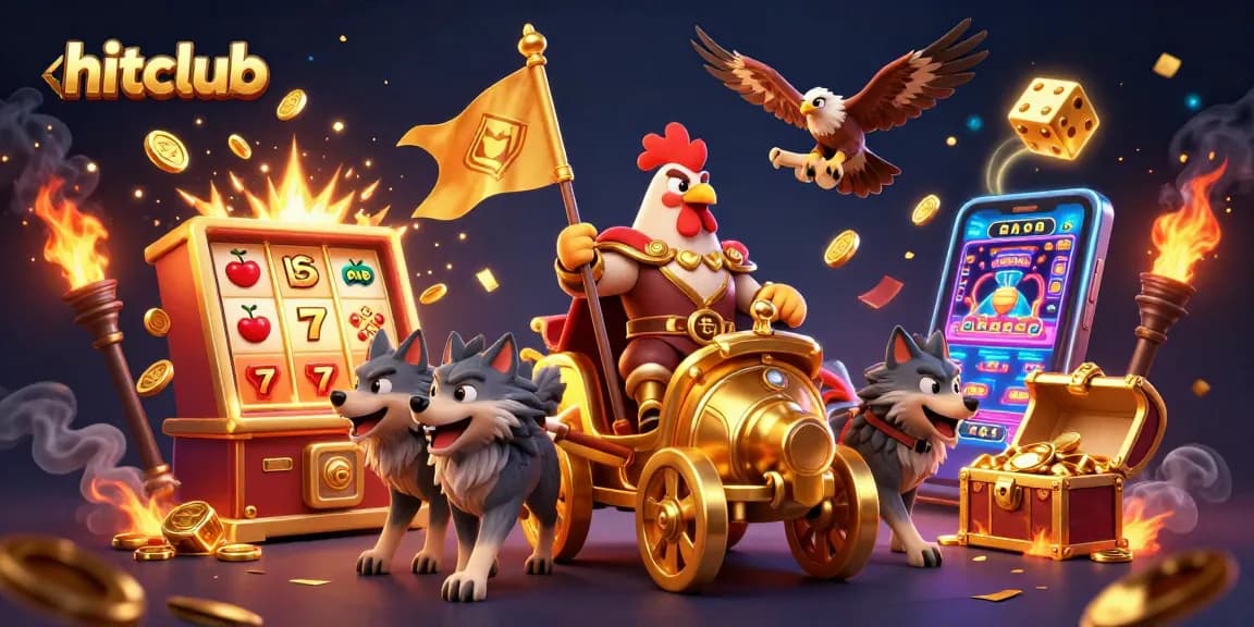 Hitclub: Experience thrilling online casino games with our dynamic rooster warlord and jackpot elements