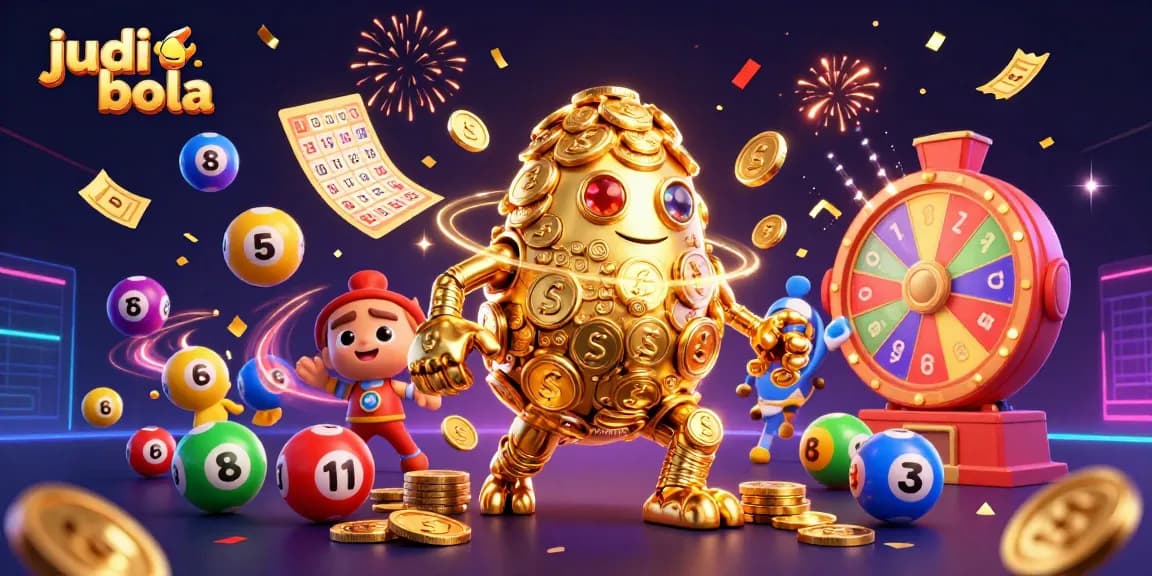 Engage in judi bola with vibrant sports betting visuals and animated elements for excitement.