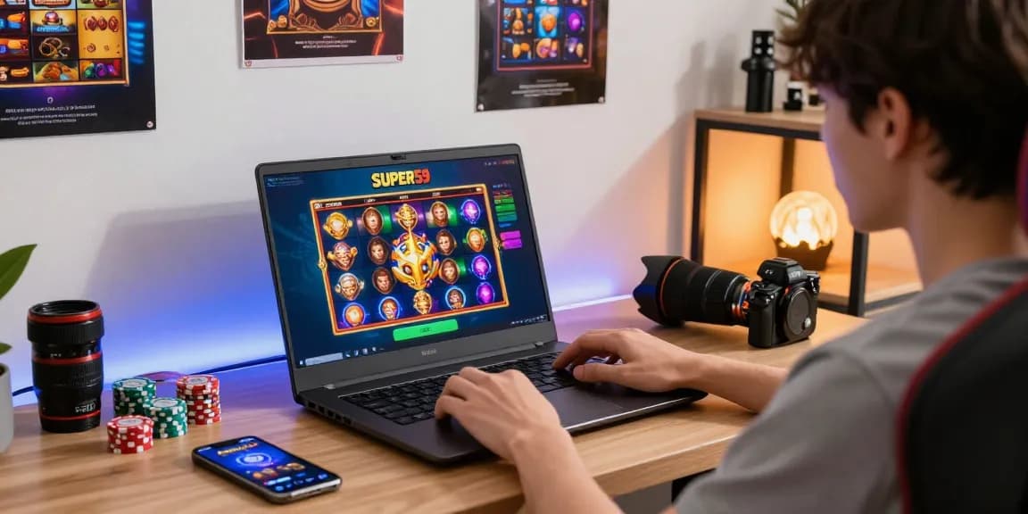 Pengalaman bermain slot di SUPER59 dengan grafik menarik dan suasana gaming nyaman.