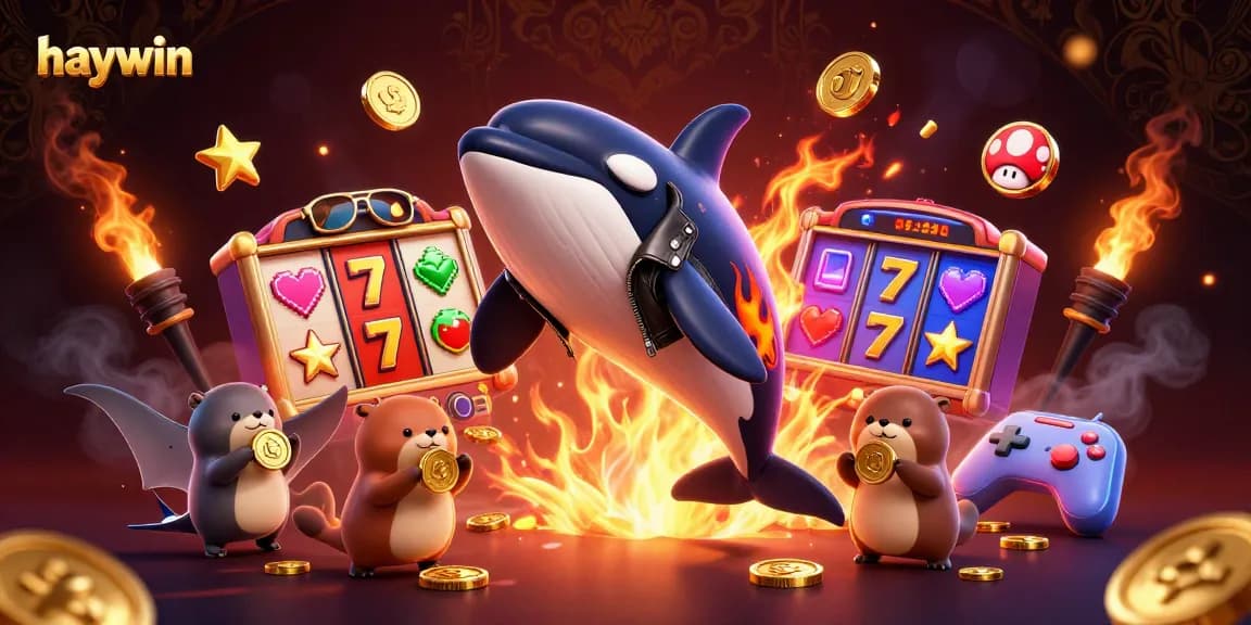 Experience thrilling gameplay at haywin with vibrant 3D characters in a dynamic casino scene.