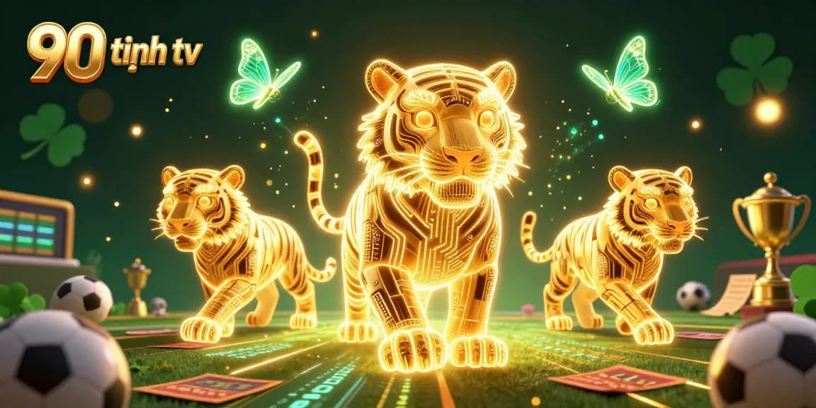 Experience thrilling sports betting action with 90 phút tv amidst vibrant digital elements.
