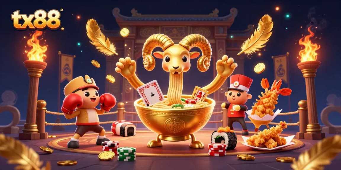 tx88 players enjoy winning thrills in a vibrant, action-packed casino scene.