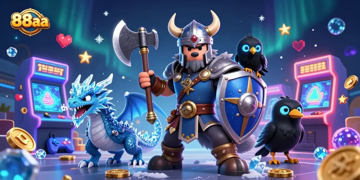 Engage in thrilling gaming action at 88aa with Viking heroes and magical creatures!