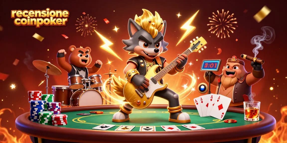 Scopri la recensione coinpoker dove il lupo rock star suona in un festival di poker.