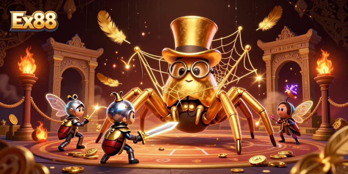 Experience engaging gameplay at Ex88 featuring lively characters and dynamic casino elements.
