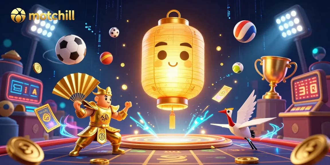 Experience thrilling gameplay at motchill with dynamic sports betting surrounded by vibrant characters.