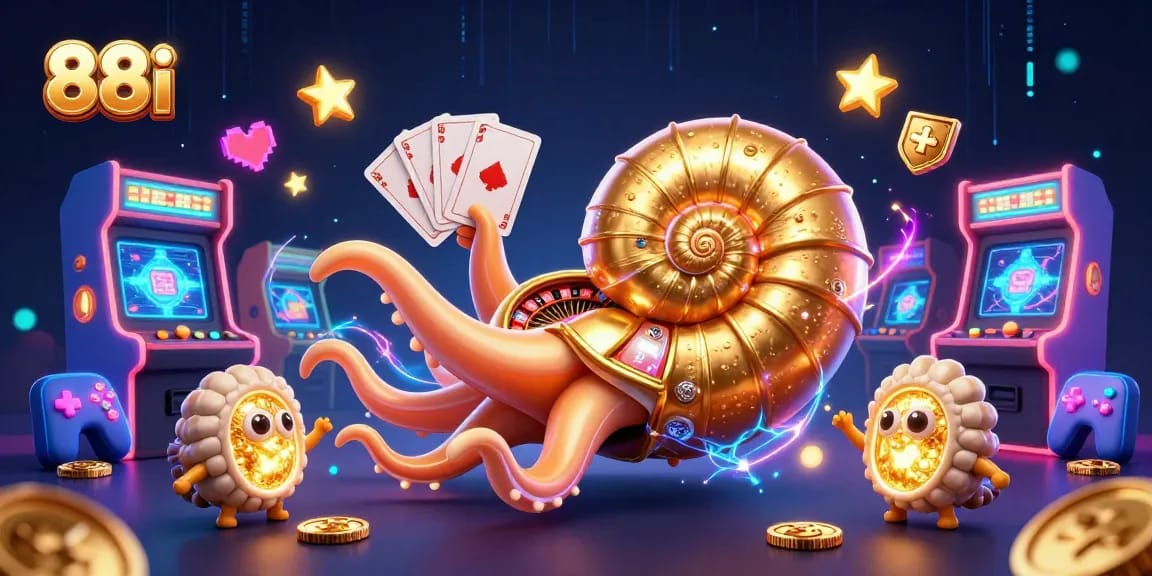 Experience exciting gameplay with 88i's vibrant casino elements and interactive 3D characters.