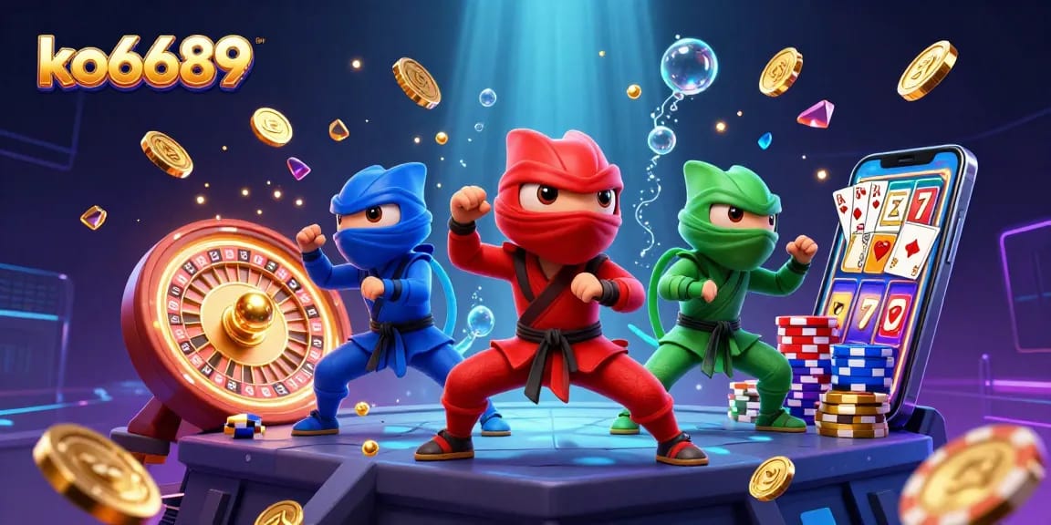 Engage with thrilling gameplay and vibrant visuals at ko6689 casino, highlighting dynamic winning moments.