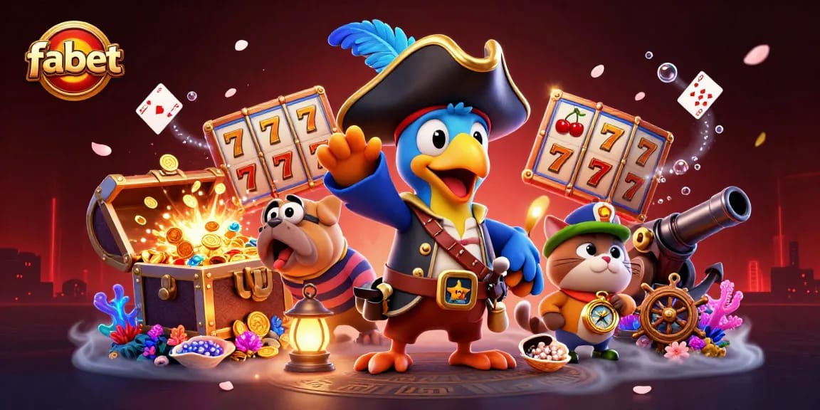 Engage in winning strategies with fabet's vibrant online slots and casino action featuring detailed gaming elements.