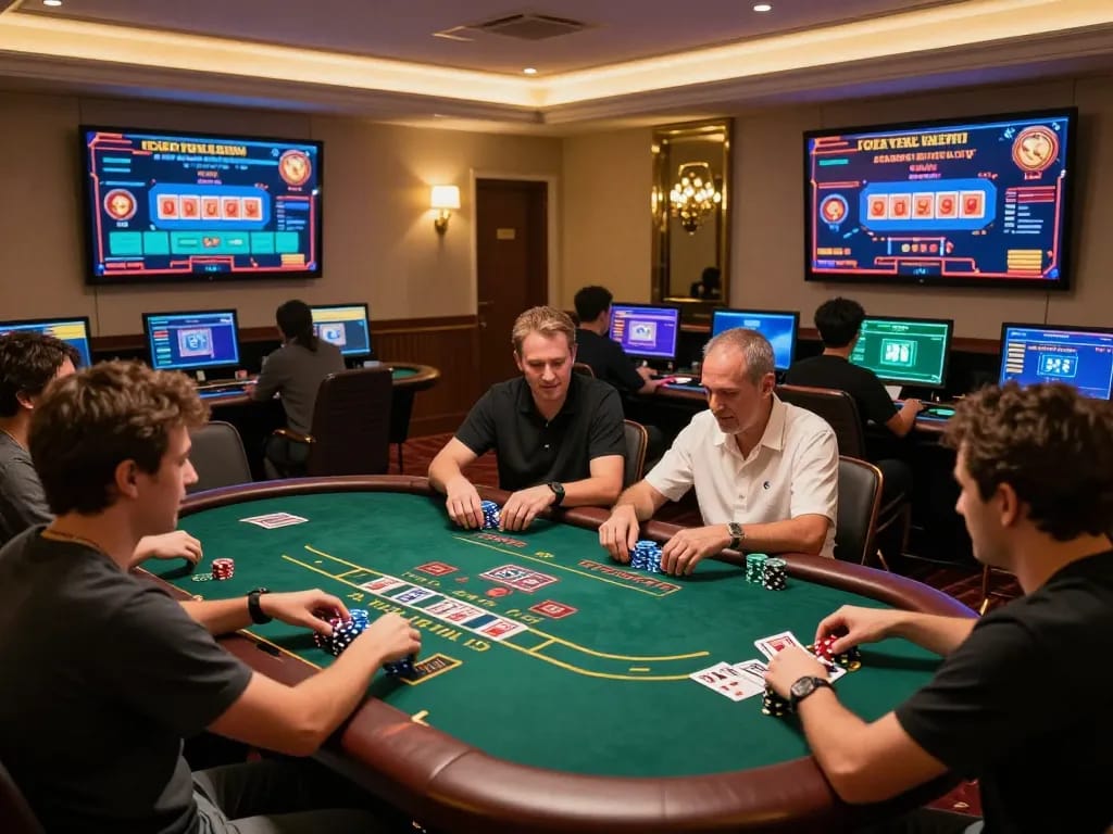 Engaging in Rút tiền KO66 with strategic gameplay at luxurious online casino