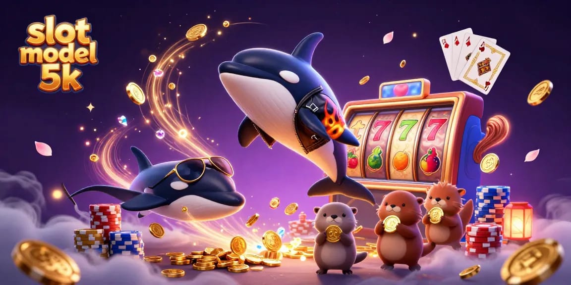 Experience the thrill of slot modal 5k with lively sea characters and vivid casino elements.