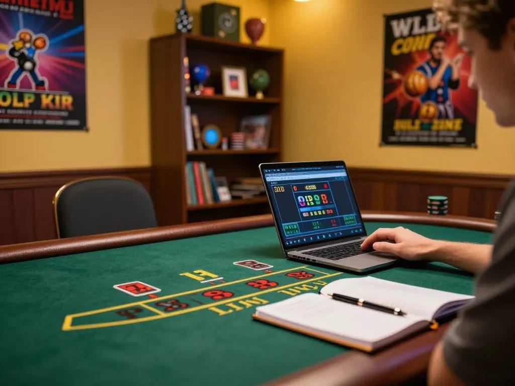 J188 player engaged in online blackjack strategy during a cozy gaming session