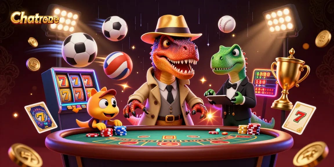 Engage with Chatrandom's vibrant random video chat showcasing a casino theme featuring dynamic characters and elements.